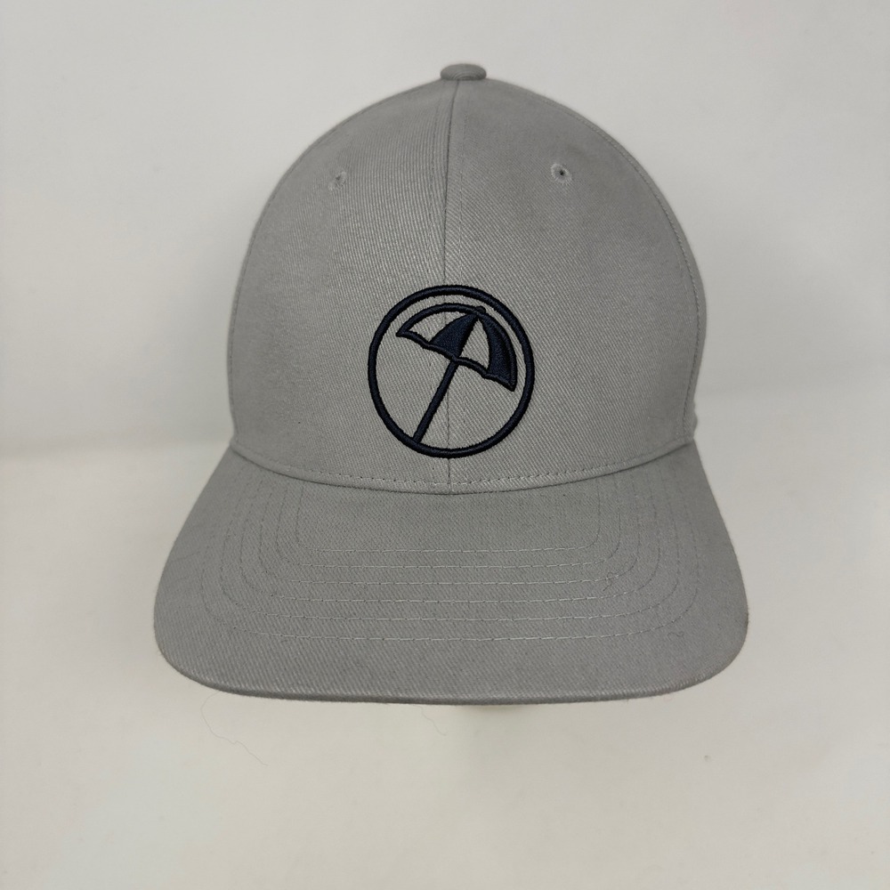 Puma Arnold Palmer Golf Hat Mens Gray Navy Umbrella Snapback Cap‎ Flat Brim